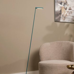 Lucide Lavale LED vloerlamp, turkoois, dimbaar, hoogte 138 cm