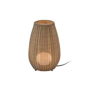 Bover LED tafellamp Amphora, bruin/beige Hoogte 47 cm