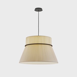 Bover hanglamp Folie S, crème/zwart, Ø 60 cm