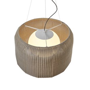 Bover LED buiten hanglamp Fora 90, natuurlijk wit/beige