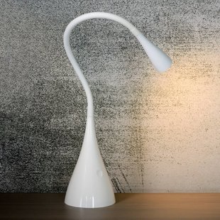 Lucide Zozy LED bureaulamp, wit, dimbaar, flexibele arm