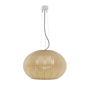 Bover LED buiten hanglamp Garota, wit/ivoorkleurig