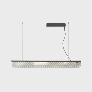 Bover LED hanglamp Nans Balis S/140, bruin/beige, 140 cm