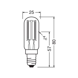 OSRAM LED lamp Special T E14 6,5W Filament 827 helder