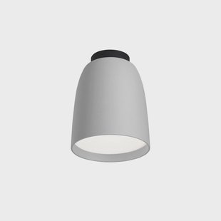 Bover LED buiten plafondlamp Moer, lichtgrijs, aluminium/staal