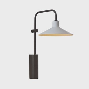 Bover LED wandlamp Platet A/02 zwart/grijs