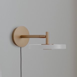 UMAGE LED wandlamp Asteria kort, wit, 25 cm, stekker