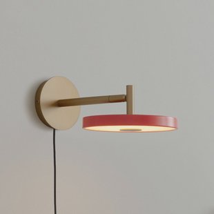 UMAGE LED wandlamp Asteria Short, rosé, 25 cm, stekker