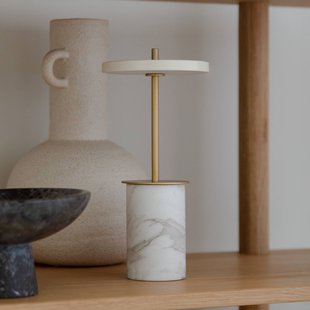 UMAGE LED tafellamp Asteria Move Mini, wit 26 cm IP44