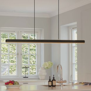 UMAGE LED hanglamp Hazel Branch, zwart/messing, 150 cm