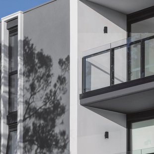 LCD Buitenwandlamp 5165, grafiet, aluminium, glas, 2 x GU10