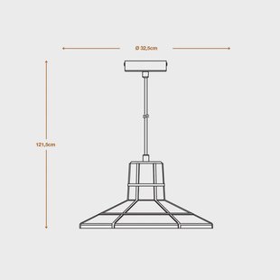 LEDVANCE Beton hanglamp Sala, beton, donkergrijs