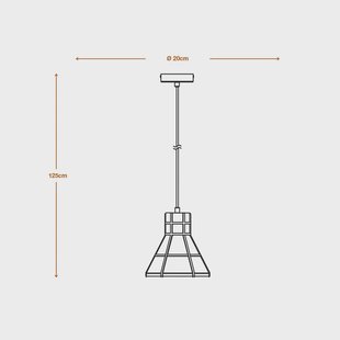 LEDVANCE Concrete Bim hanglamp, beton, donkergrijs