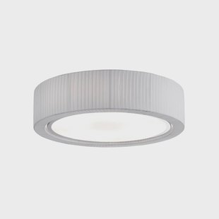 Bover plafondlamp Urban, zilver/wit, Ø 60 cm