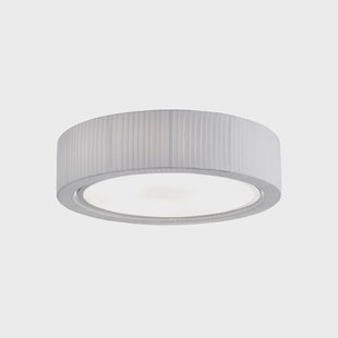 Bover LED plafondlamp Urban, zilver/wit, Ø 60 cm