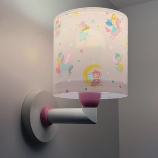 Dalber Fairy Dreams wandlamp met stekker, meerkleurig, E27