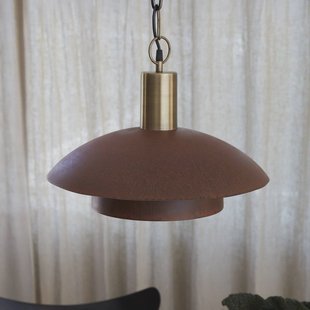 PR Home hanglamp Bolton, Ø 45 cm, roestkleurig, metaal