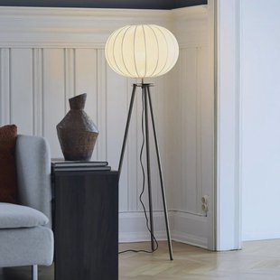 PR Home Vloerlamp Base, brons, hoogte 125 cm, textiel