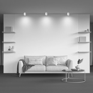 Maytoni downlight Hoepel, wit, hoogte 10 cm, Ø 8,5 cm, aluminium GX53