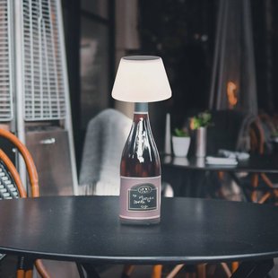 Globo LED tafellamp 36000 fles top wit plastic