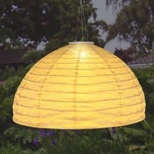 Globo LED hanglamp 33982, wit, linnen, kunststof