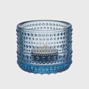 Iittala Kastehelmi waxinelichthouder Aqua (blauw)