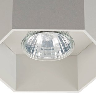 Zuma Line Polygon CL 1L - opbouwspot 1L - 12 x 10 cm - wit