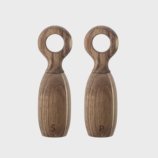 Bloomingville Bloomingville peper- en zoutmolen hout 21 cm.