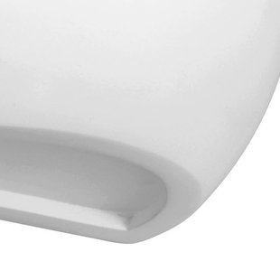 Nova Luce Sandro - wandlamp - 32 x 12 cm - wit gips