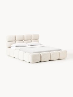 Gestoffeerd bed Tayla van boucl&eacute;
