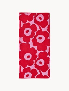 Dubbelzijdig handdoek Unikko van katoen, in verschillende maten