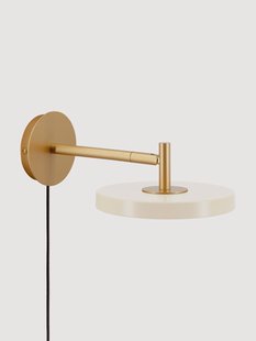 Verstelbare LED-wandlamp Asteria met stekker, dimbaar