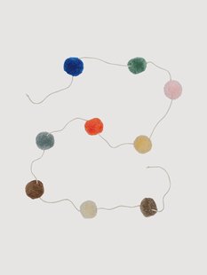 Handgemaakte slinger Pom Pom