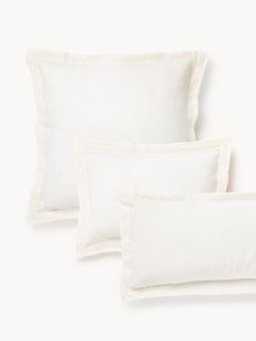 Linnen kussenhoes Linna met bies