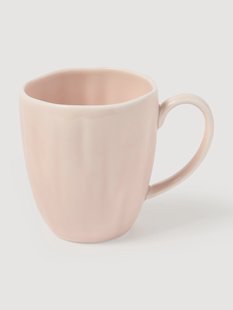 Porseleinen mokken Sali met reli&euml;f, 4 stuks