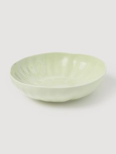 Porseleinen soepborden Sali met reli&euml;f, 4 stuks