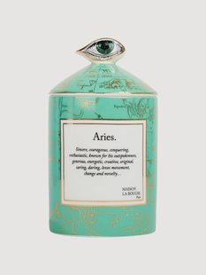 Handgemaakte geurkaars Aries (tabak &amp; vanille)