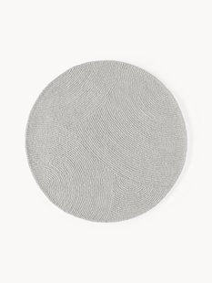 Rond wollen vloerkleed Eleni, handgetuft