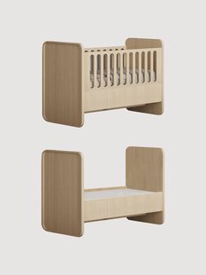 Babybedje met verlenging tot peuterbed, 70 x 120/160 cm