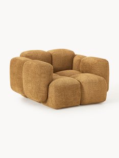 Loungefauteuil Tayla van teddy boucl&eacute;