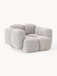 Loungefauteuil Tayla van boucl&eacute;