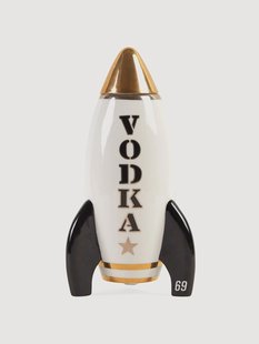 Decanter Rocket met gouden accenten, 830 ml