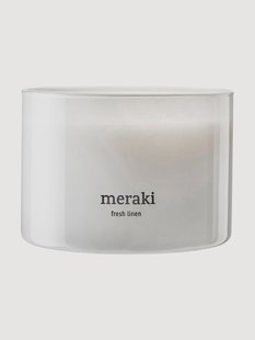 3-lonts geurkaars Fresh Linen (jasmijn &amp; rozen)