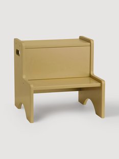 Houten opstapje Graffiti