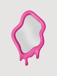 Handgemaakte wandspiegel Melting in organische vorm