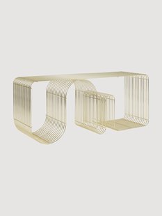 Metalen bank Curva