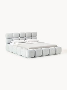 Gestoffeerd bed Tayla van boucl&eacute;