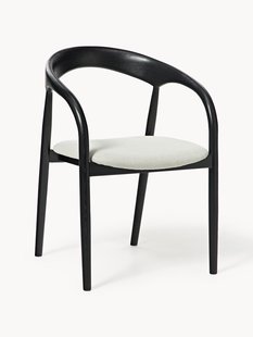 Armstoel Camille van essenhout met zitkussen