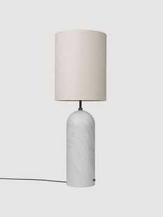 Dimbare vloerlamp Gravity met marmeren voet, H 130 cm