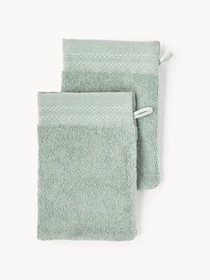 Washandschoenen Premium van biologisch katoen, 2 stuks